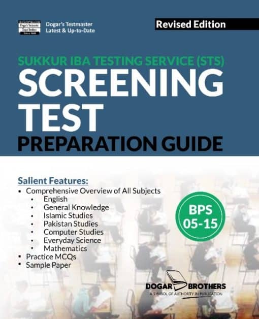 SUKKUR IBA Testing Service (STS) Screening Test Preparation Guide