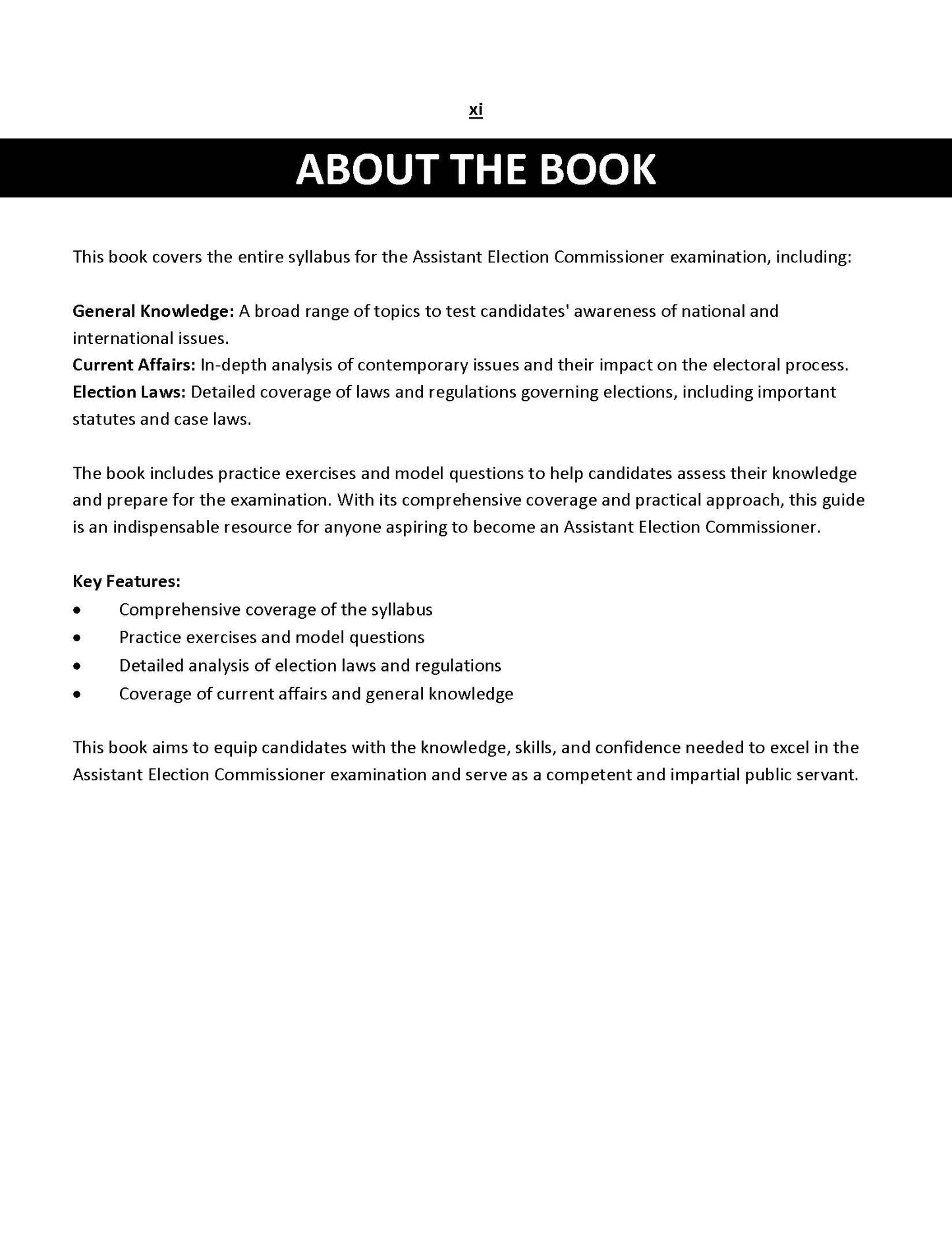 Assistant Election Commissioner (BS-17) Guide Package