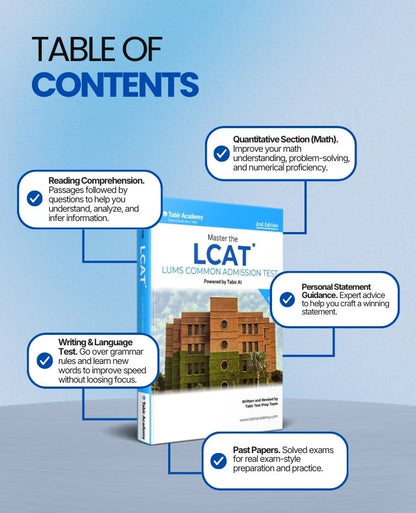 LCAT Guide + Scientific Aptitude Test Preparation Course Package