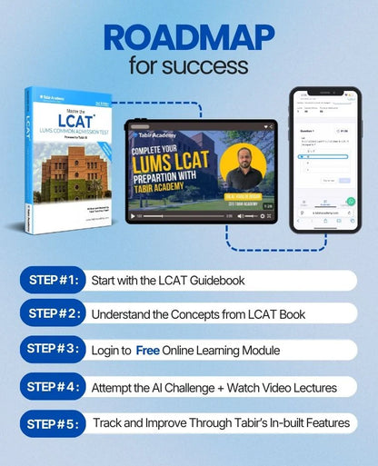 LCAT Guide + Scientific Aptitude Test Preparation Course Package