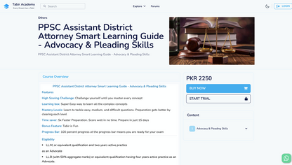 High Scoring Guide for Assistant District Attorney