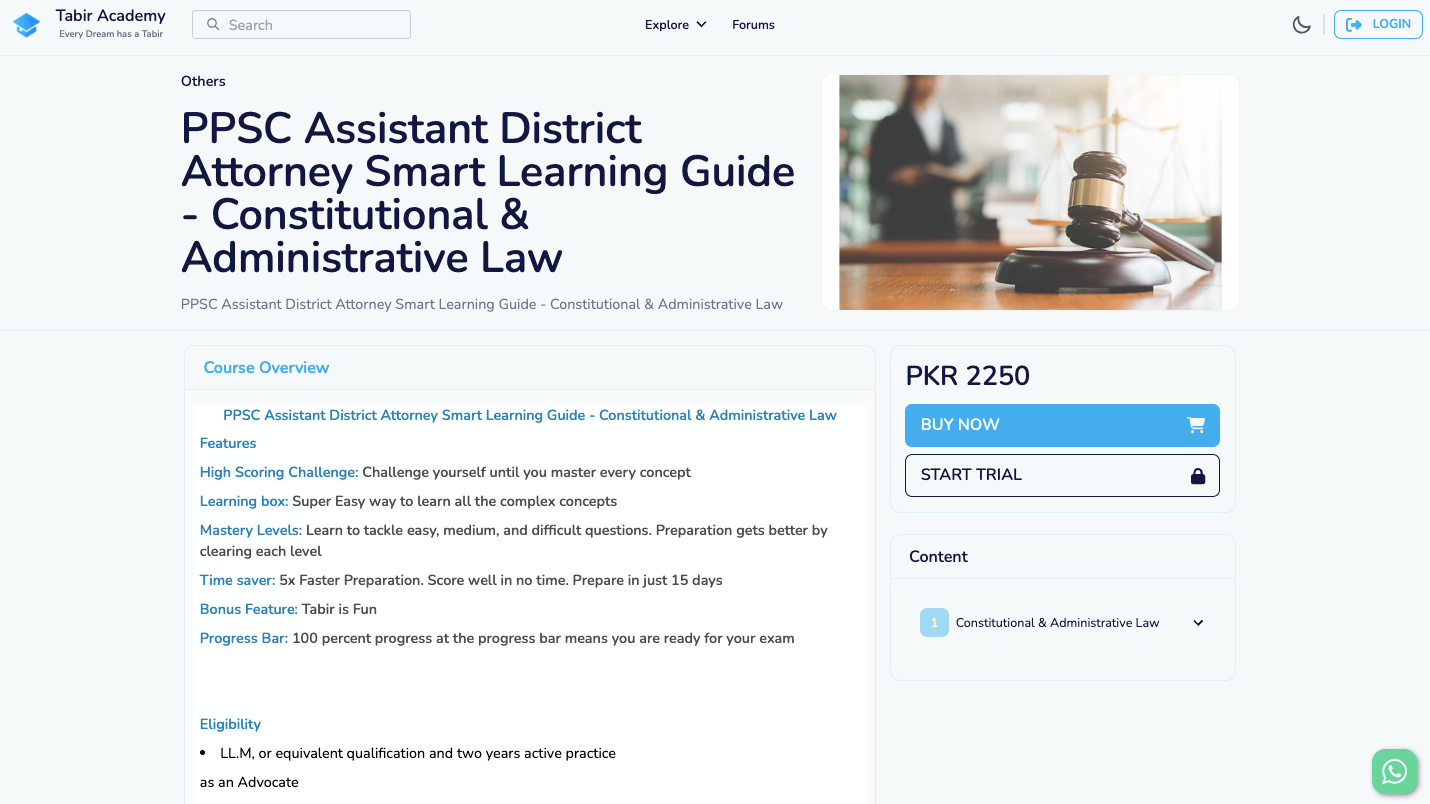 High Scoring Guide for Assistant District Attorney