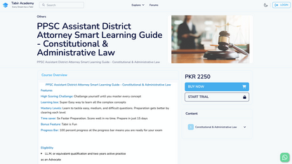 High Scoring Guide for Assistant District Attorney