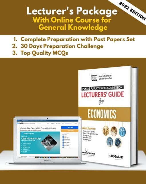Economics Lecturer's Package with Online Course for General Knowledge