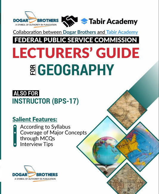 FPSC Lecturer's Guide for Geography