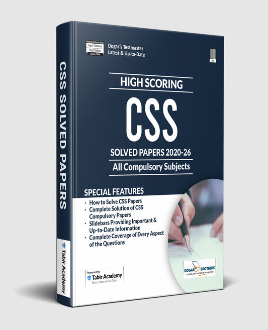 High Scoring CSS Compulsory Solved Papers Guide Package