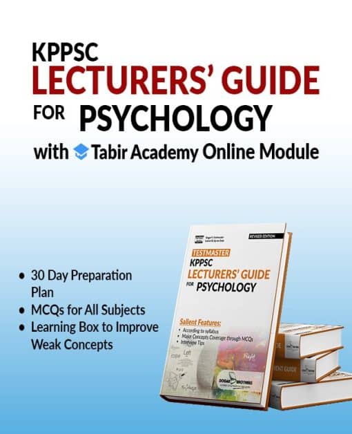 KPPSC Lecturers Guide For Psychology