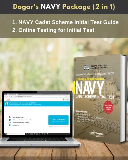 Navy Cadet Initial Test Guide + Online Testing (2 in 1)Package
