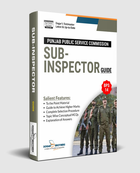 PPSC Sub-Inspector BPS-14 Guide