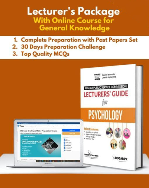 Psychology Lecturer's Package with Online Course for General Knowledge