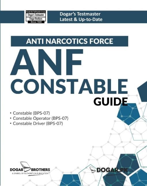 Anti Narcotics Force Constable Guide