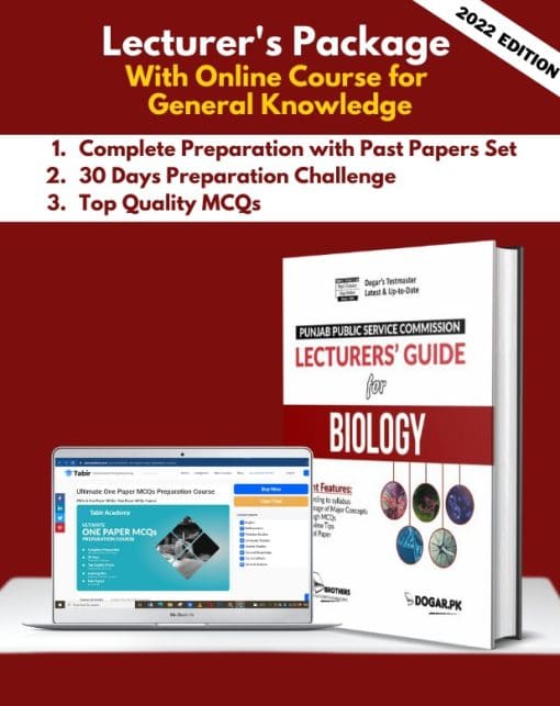 Biology Lecturers Package with Online Course for General Knowledge