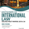 CSS INTERNATIONAL LAW Solved Past Papers