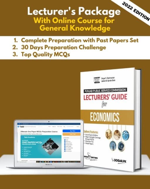 Economics Lecturers Package with Online Course for General Knowledge