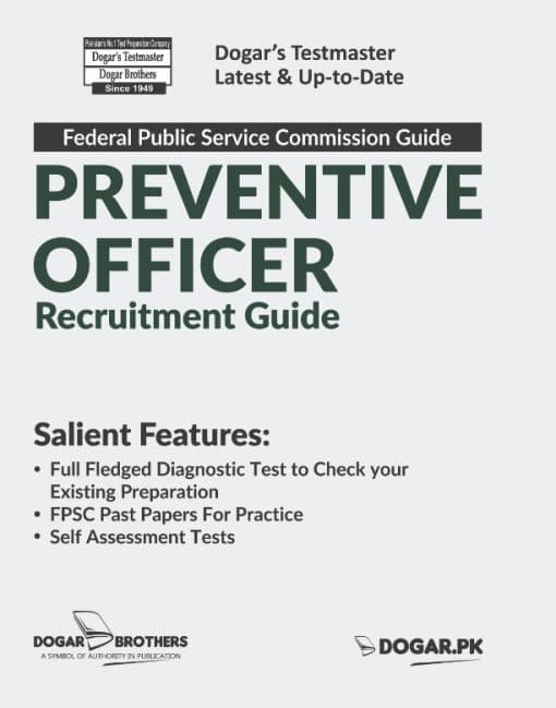 FPSC Preventive Officer Recruitment Guide