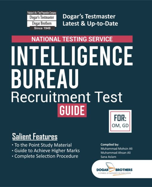 Intelligence Bureau Recruitment Test Guide by Dogar Brothers
