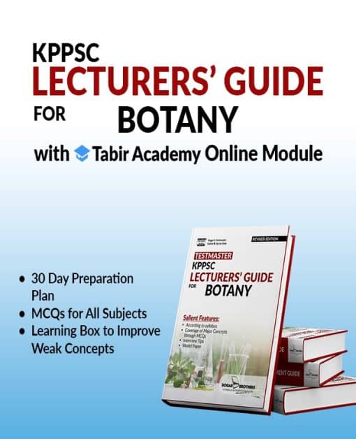 KPPSC Lecturers Guide For Botany