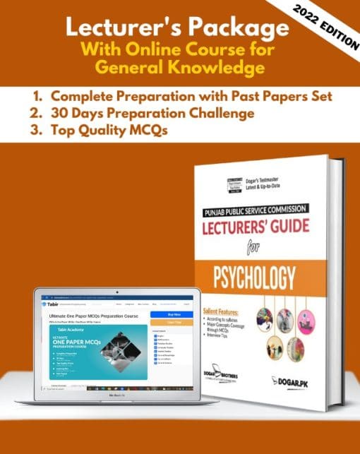 Psychology Lecturers Package with Online Course for General Knowledge