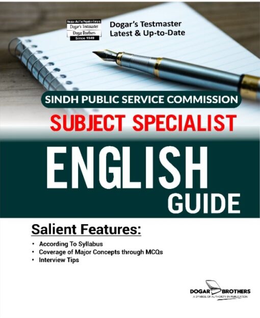 SPSC Subject Specialist English Guide