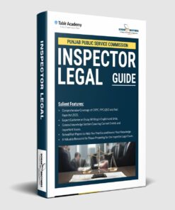 PPSC Inspector Legal (Specialist Cadre) Guide