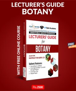 SPSC Lecturer’s Guide for Botany