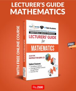 SPSC Lecturer's Guide for Mathematics