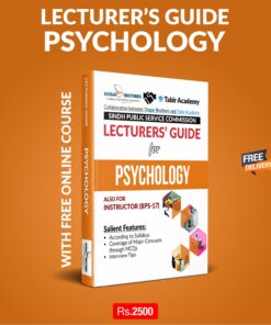 SPSC Lecturer's Guide for Psychology