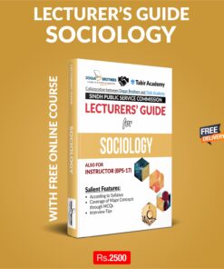 SPSC Lecturer’s Guide for Sociology