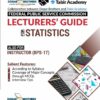 FPSC Lecturer's Guide for Statistics