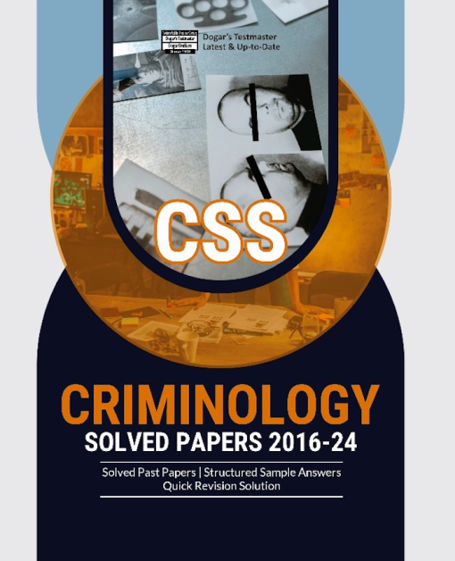 CSS Criminology Solved Papers Guide Package