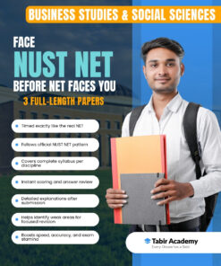 NUST NET Full Length Papers - Business Studies & Social Sciences