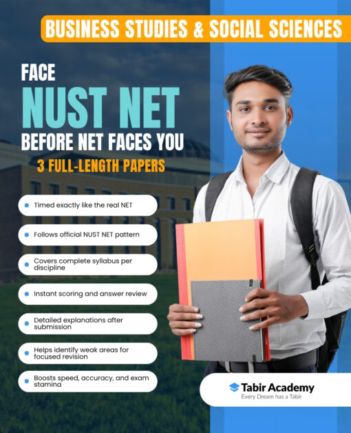 NUST NET Full Length Papers - Business Studies & Social Sciences